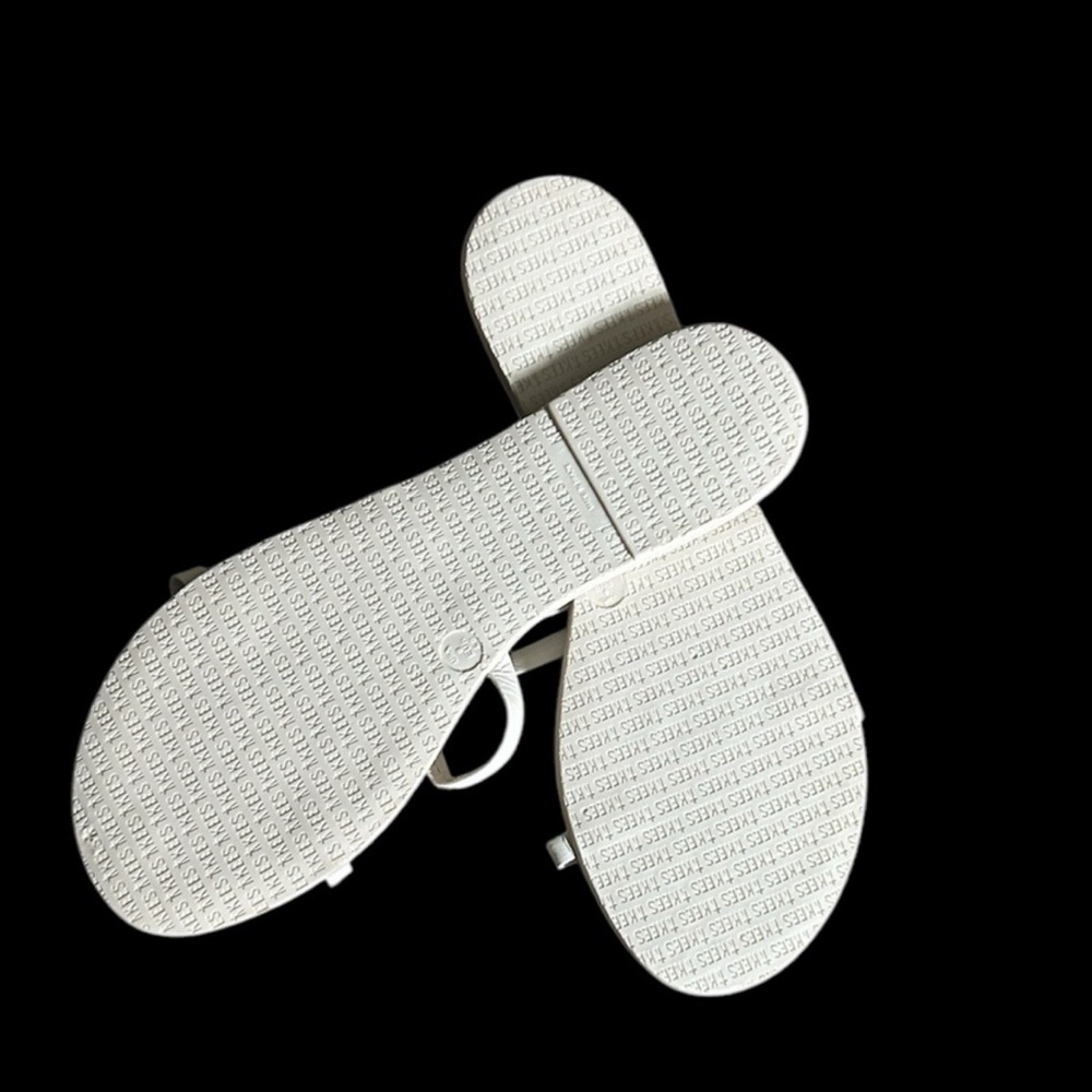 Women's White Sandals - Picture 3 of 4